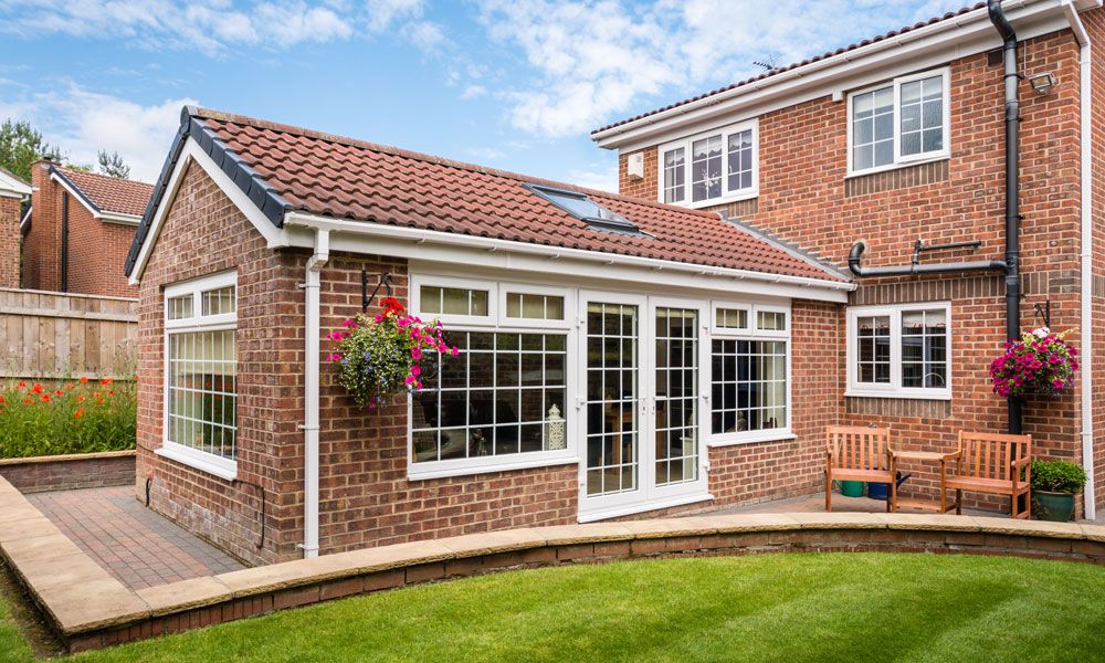 Conservatory at new home in Chester