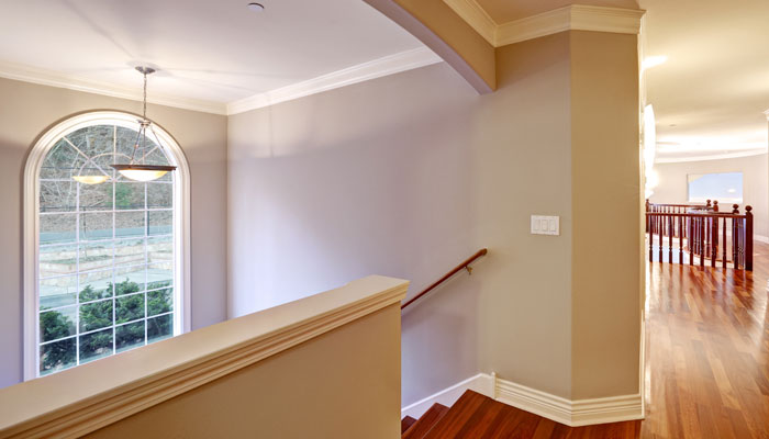 Arch shaped window at property in Chester