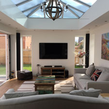 Conservatory interior in Malpas